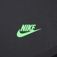 Nike Tech Windrunner Sportswear Jacket Dark Grey Black Bright Green
