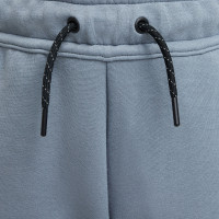 Nike Tech Fleece Trainingspak Sportswear Kids Grijsblauw Zwart Wit Lichtgeel