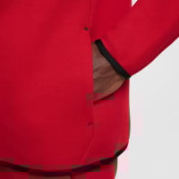 Nike Tech Fleece Trainingspak Sportswear Rood Zwart
