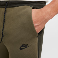 Nike Tech Fleece Joggingbroek Sportswear Donker Olijfgroen Olijfgroen Zwart