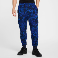 Nike Tech Fleece Camo Tracksuit Sportswear Blue Dark Blue Black