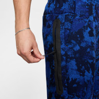 Nike Tech Fleece Camo Tracksuit Sportswear Blue Dark Blue Black