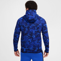Nike Tech Fleece Camo Vest Sportswear Blue Dark Blue Black