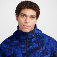 Nike Tech Fleece Camo Tracksuit Sportswear Blue Dark Blue Black