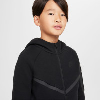 Nike Tech Fleece Trainingspak Sportswear Kids Zwart Donkergrijs