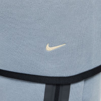 Nike Tech Fleece Trainingspak Sportswear Kids Grijsblauw Zwart Wit Lichtgeel