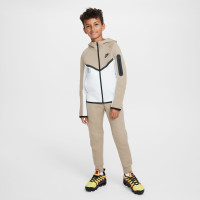 Nike Tech Fleece Vest Sportswear Kids Beige Wit Zwart