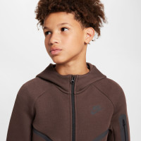 Nike Tech Fleece Sportswear Vest Kids Donkerbruin Zwart