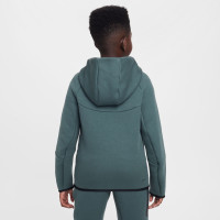Nike Tech Fleece Tracksuit Kids Sportswear Dark Green Black