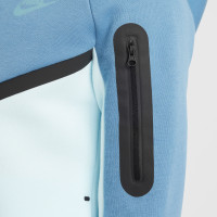 Nike Tech Fleece Trainingspak Kids Sportswear Lichtblauw Blauw Zwart