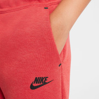 Nike Tech Fleece Trainingspak Sportswear Kids Rood Zwart