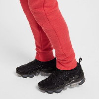 Nike Tech Fleece Trainingspak Sportswear Kids Rood Zwart