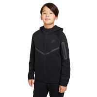Nike Tech Fleece Trainingspak Sportswear Kids Zwart Donkergrijs