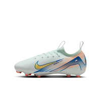 Nike Zoom Mercurial Vapor Academy 16 MDS Gras / Kunstgras Voetbalschoenen (MG) Kids Mintgroen Blauw Roze Goud