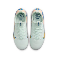 Nike Zoom Mercurial Vapor Academy 16 MDS Gras / Kunstgras Voetbalschoenen (MG) Kids Mintgroen Blauw Roze Goud