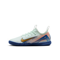 Nike Zoom Mercurial Vapor Academy 16 MDS Zaalvoetbalschoenen (IN) Kids Mintgroen Blauw Roze Goud