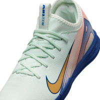 Nike Zoom Mercurial Vapor Academy 16 MDS Zaalvoetbalschoenen (IN) Kids Mintgroen Blauw Roze Goud