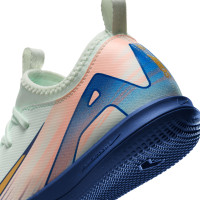 Nike Zoom Mercurial Vapor Academy 16 MDS Zaalvoetbalschoenen (IN) Kids Mintgroen Blauw Roze Goud