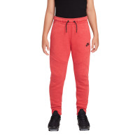 Nike Tech Fleece Sportswear Sweat Pants Kids Red Black