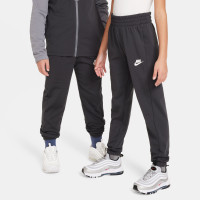 Nike Sportswear Full-Zip Tracksuit Kids Dark Grey Grey White