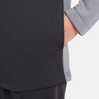 Nike Sportswear Full-Zip Tracksuit Kids Dark Grey Grey White