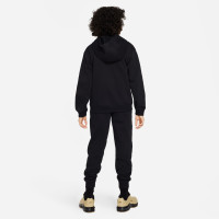 Nike Sportswear Club Fleece Tracksuit Hooded Full-Zip Kids Black White