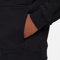 Nike Sportswear Club Fleece Tracksuit Hooded Full-Zip Kids Black White