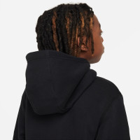 Nike Sportswear Club Fleece Tracksuit Hooded Full-Zip Kids Black White
