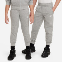 Nike Sportswear Club Fleece Tracksuit Full-Zip Hooded Kids Light Grey White