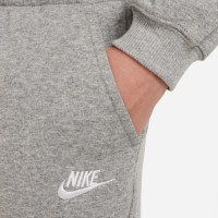 Nike Sportswear Club Fleece Tracksuit Full-Zip Hooded Kids Light Grey White