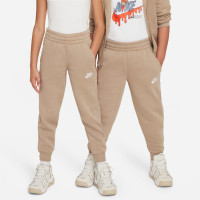 Nike Sportswear Club Fleece Tracksuit Hooded Full-Zip Kids Light Brown White