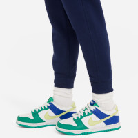 Nike Sportswear Club Fleece Tracksuit Hooded Full-Zip Kids Dark Blue White