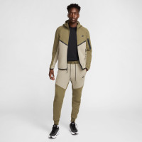 Nike Tech Fleece Vest Sportswear Olijfgroen Grijs Zwart