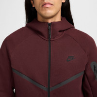 Nike Tech Fleece Sportswear Vest Bordeauxrood Zwart