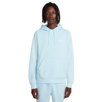 Nike Sportswear Club Fleece Hoodie Sky Blue White
