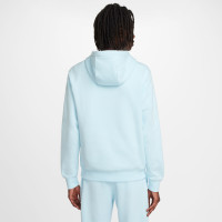 Nike Sportswear Club Fleece Hoodie Sky Blue White