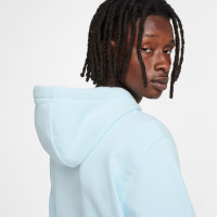 Nike Sportswear Club Fleece Hoodie Sky Blue White