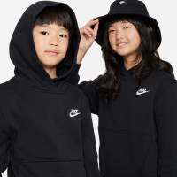 Nike Sportswear Club Hoodie Fleece Trainingspak Kids Zwart Wit