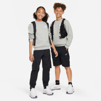 Nike Sportswear Club Fleece Crew Sweater Kids Lichtgrijs Wit