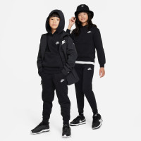 Nike Sportswear Club Hoodie Fleece Trainingspak Kids Zwart Wit