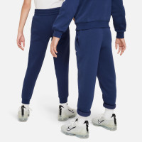 Nike Sportswear Club Hoodie Fleece Trainingspak Kids Donkerblauw Wit
