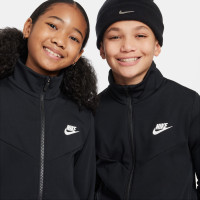 Nike Sportswear Full-Zip Tracksuit Kids Black White