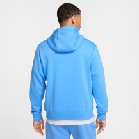 Nike Sportswear Club Hoodie Fleece Blue White