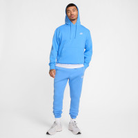 Nike Sportswear Club Hoodie Fleece Blue White