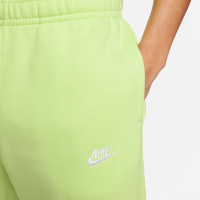 Nike Sportswear Club Joggingbroek Fleece Lichtgroen Wit Wit