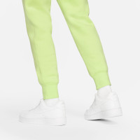 Nike Sportswear Club Joggingbroek Fleece Lichtgroen Wit Wit