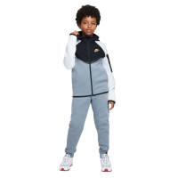 Nike Tech Fleece Vest Sportswear Kids Zwart Wit Grijsblauw Lichtgeel