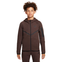 Nike Tech Fleece Sportswear Vest Kids Donkerbruin Zwart