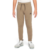 Nike Tech Fleece Sportswear Sweat Pants Kids Beige Black