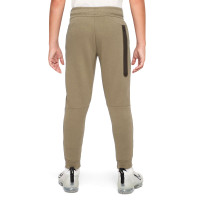Nike Tech Fleece Sportswear Sweat Pants Kids Beige Black
